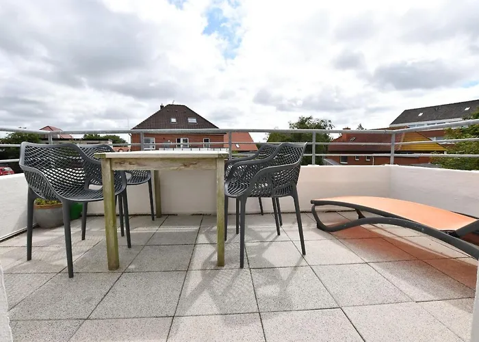 Villa-emilie-wohnung-augustine Апартаменты Боркум